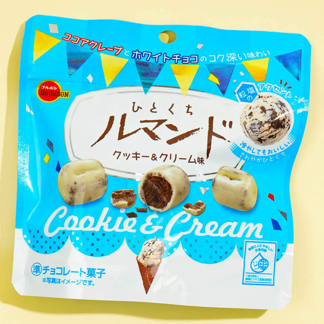 Bourbon Lemando Crepe Chocolate - Cookies & Cream