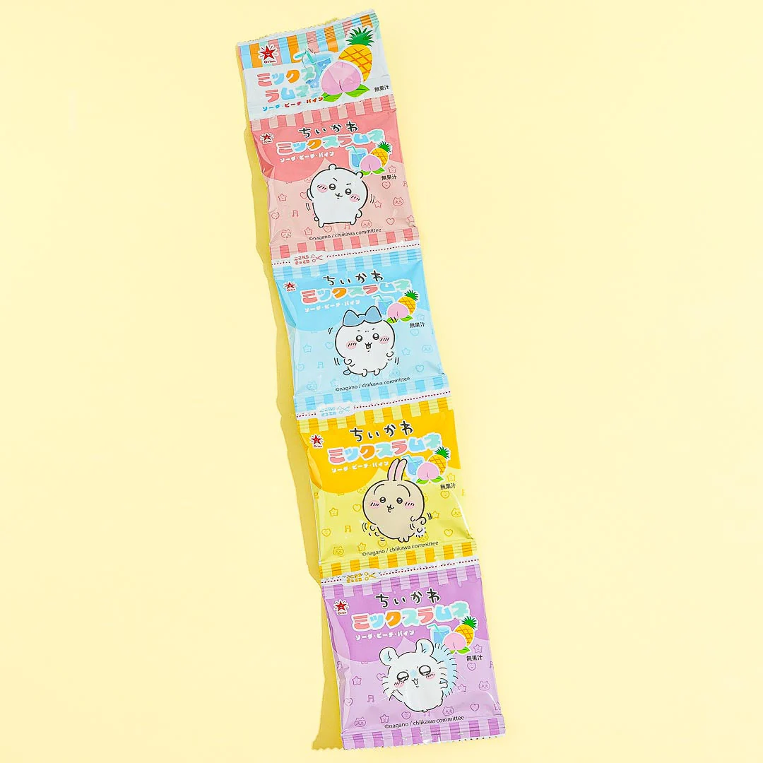 Chiikawa Mixed Ramune Candy Set - 4pcs