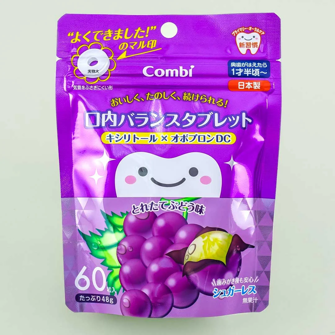 Combi Teteo Oral Balance Tablet Candy - Grape