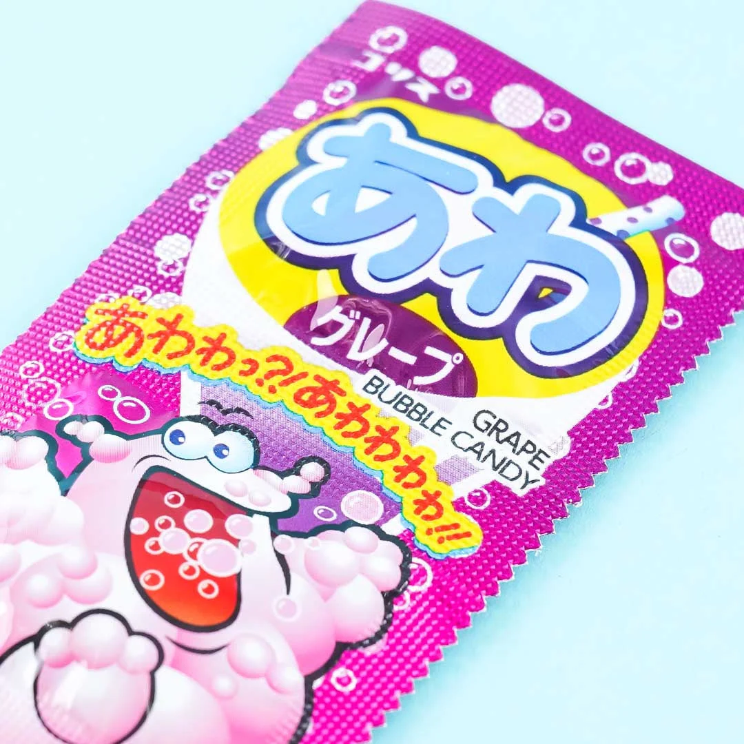 Coris Awa Ramune Bubble Candy - Grape - Image 2