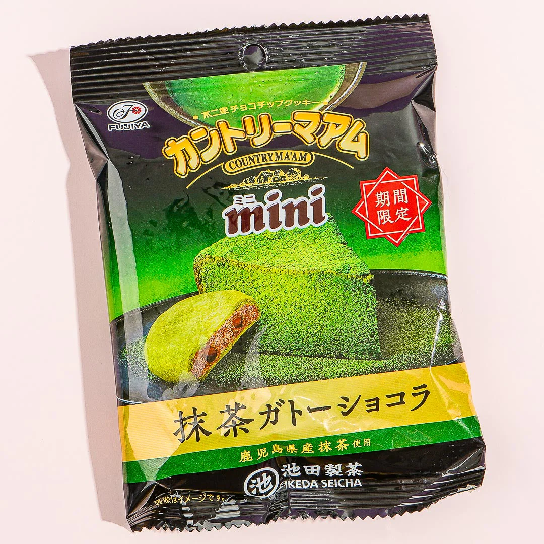 Country Ma'am Mini Cookies - Matcha Gateau Chocolat