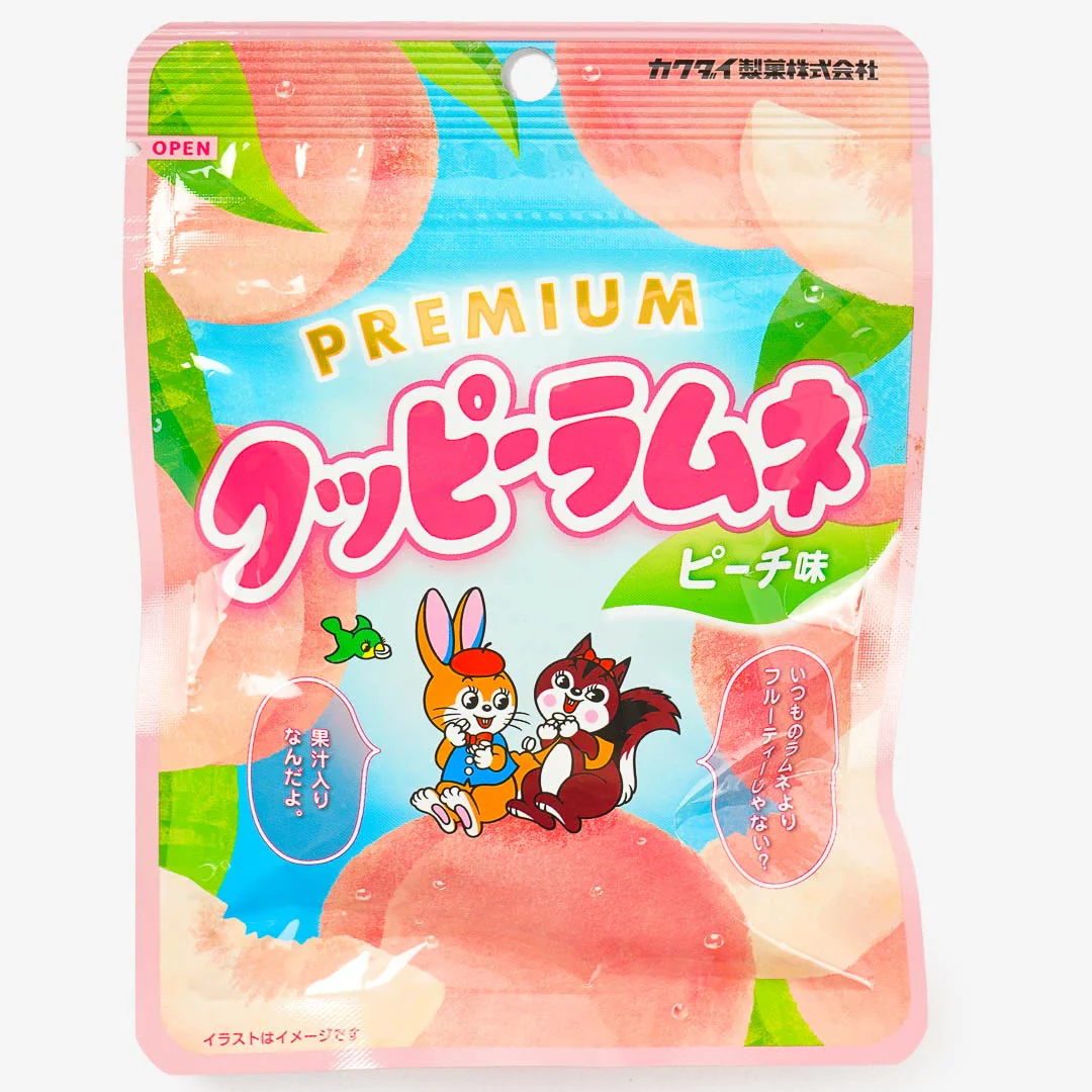 Cuppy Ramune Candy - Peach