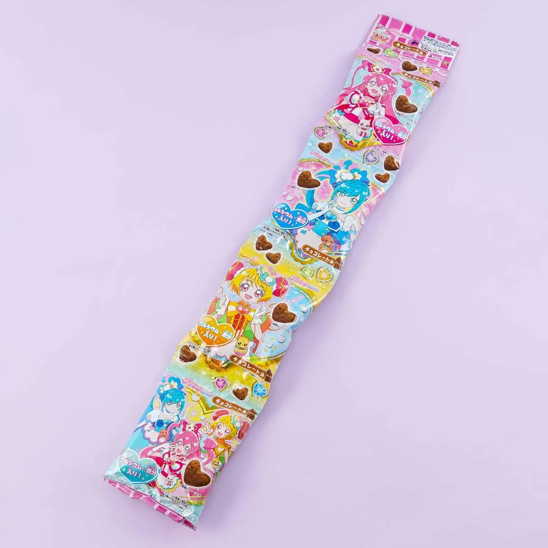 Delicious Party Pretty Cure Heart Choco Snack Set - 4 Packs