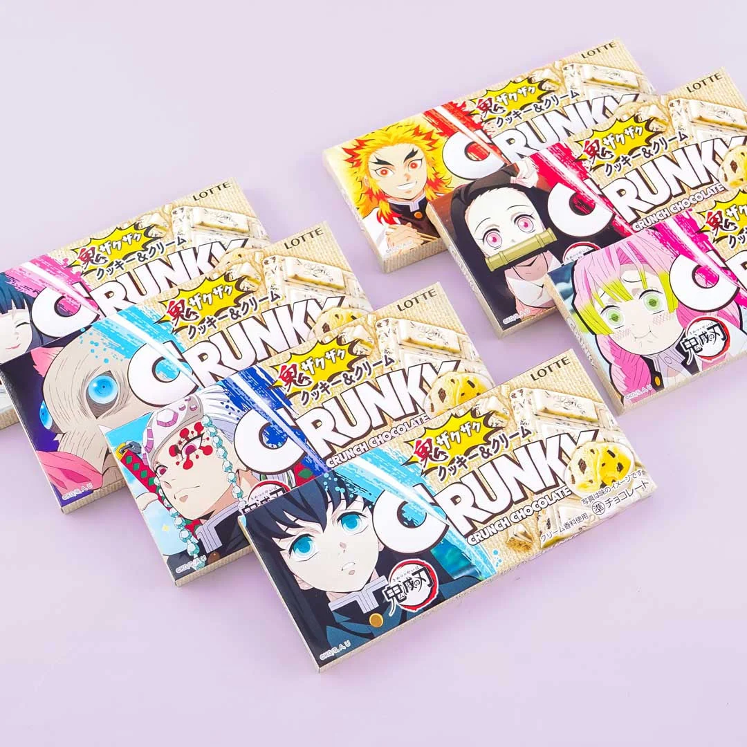 Demon Slayer Crunky Cookies & Cream Chocolate Bar - Image 4