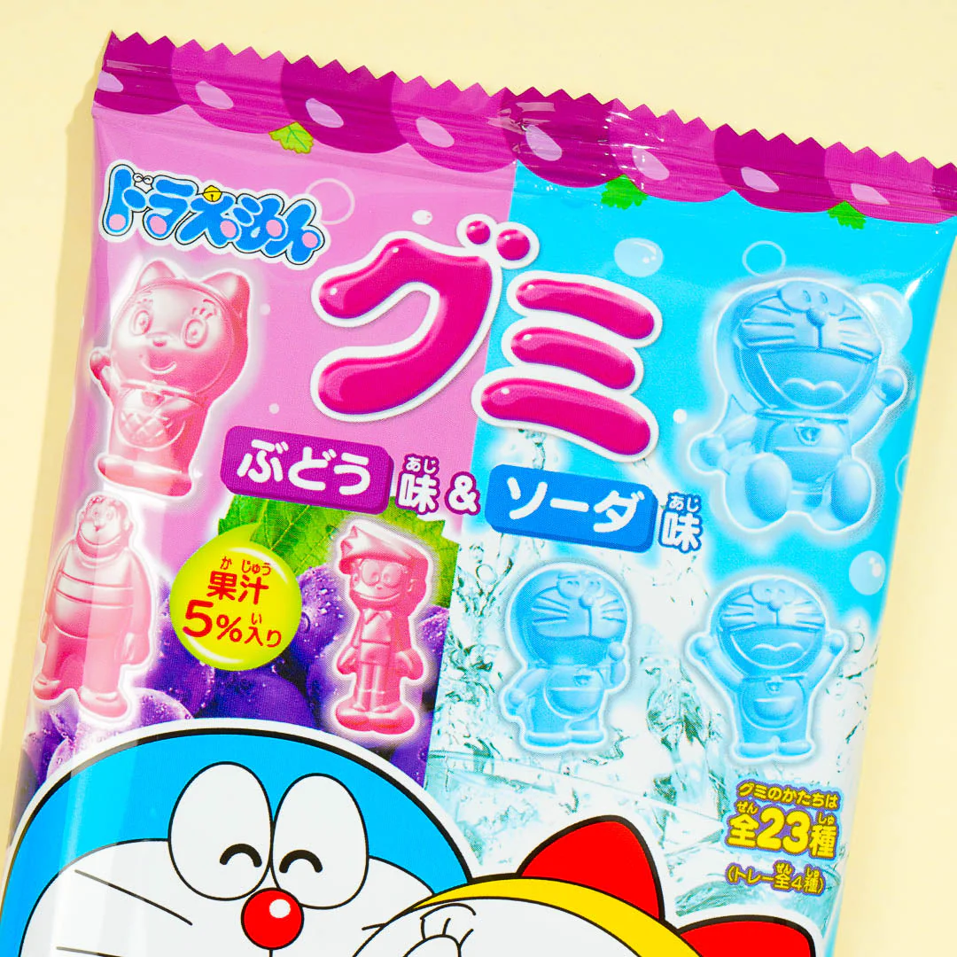 Doraemon Gummy Candy - Soda & Grape - Image 3