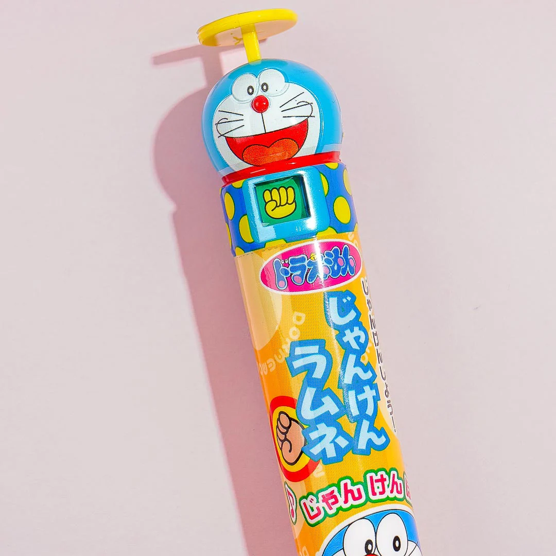 Doraemon Rock-Paper-Scissors Ramune Candy Tube - Image 2