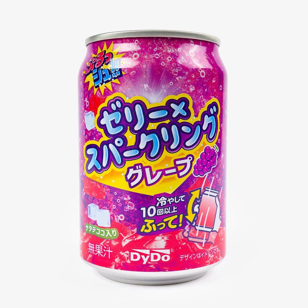 Dydo Purushu Sparkling Jelly Drink - Grape