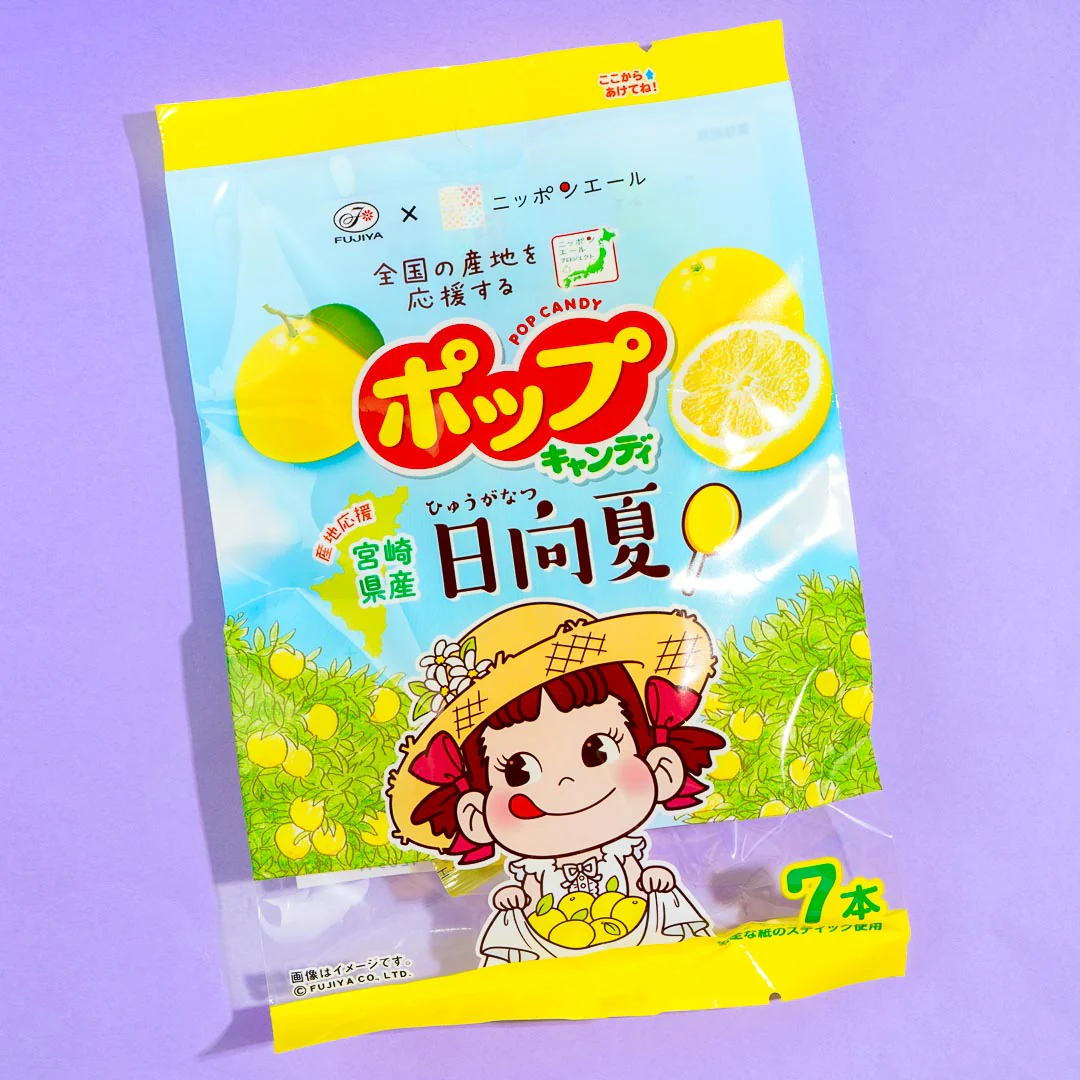 Fujiya Peko-Chan Hyuganatsu Citrus Pops