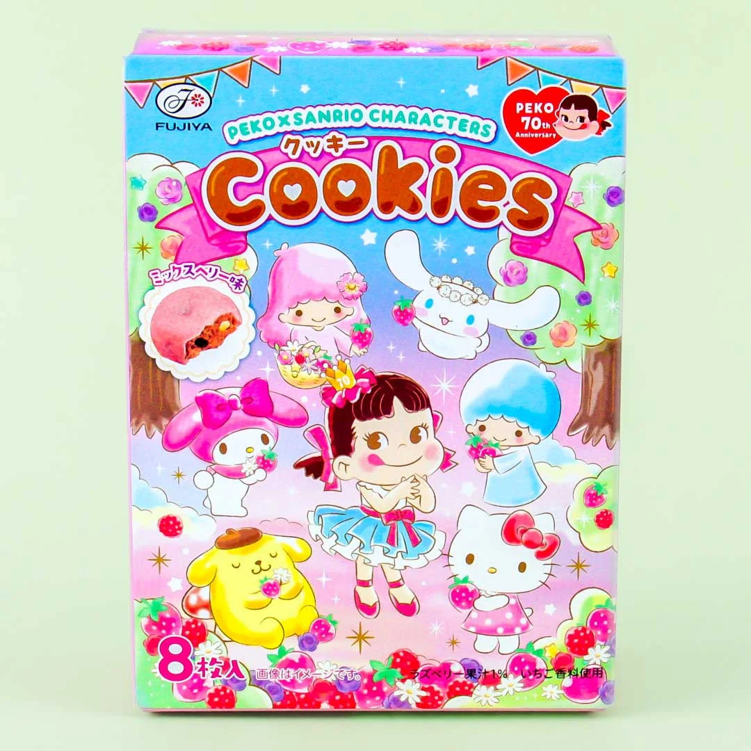 Milky Peko x Sanrio Characters Cookies - Mixed Berry