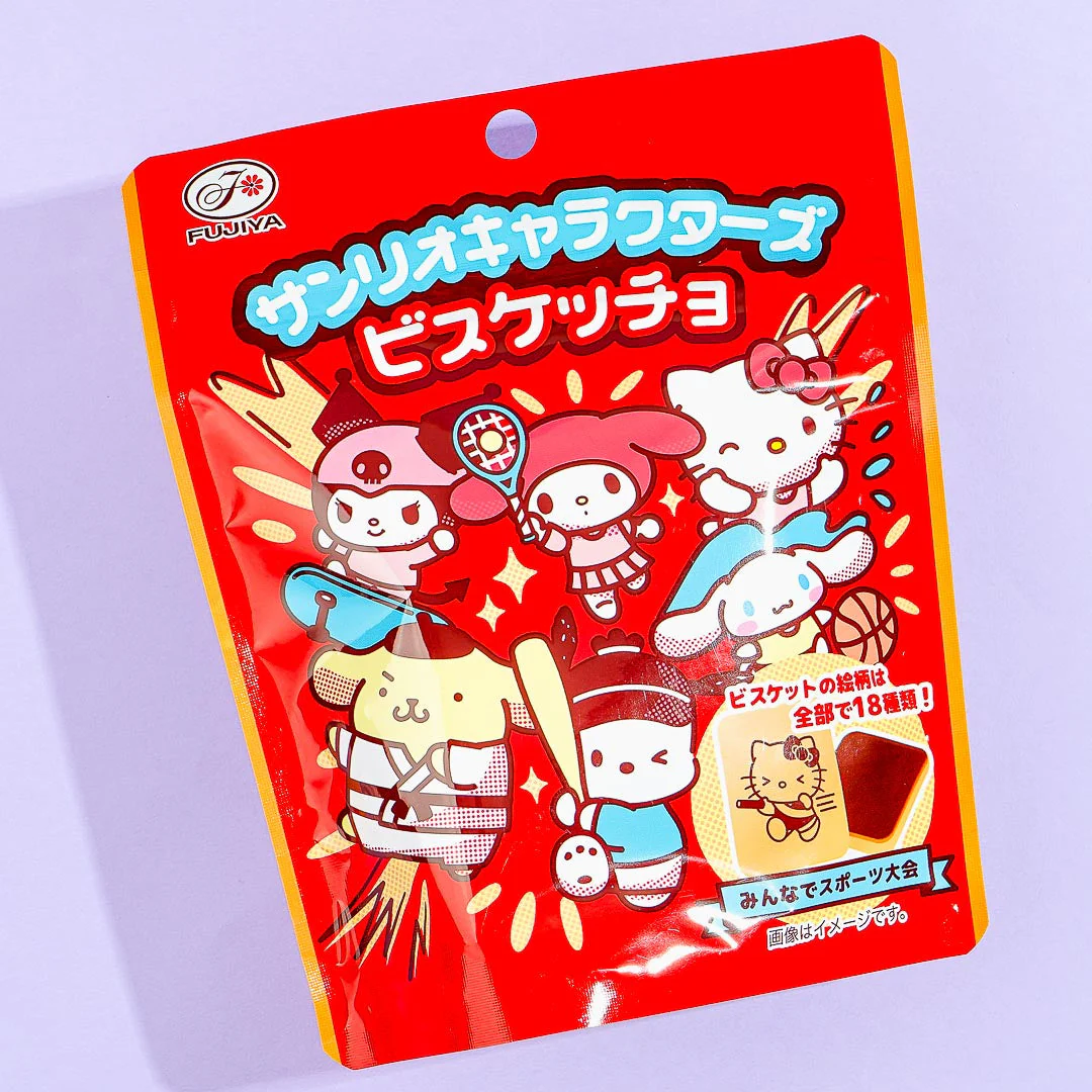 Fujiya x Sanrio Characters Bisukecho Chocolate Biscuits - Image 2