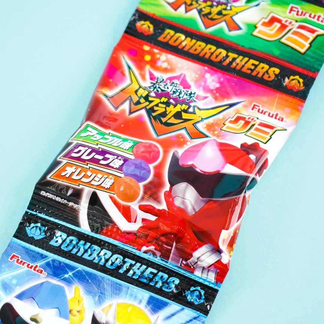 Furuta Avataro Sentai Donbrothers Gummies - 4pcs - Image 2