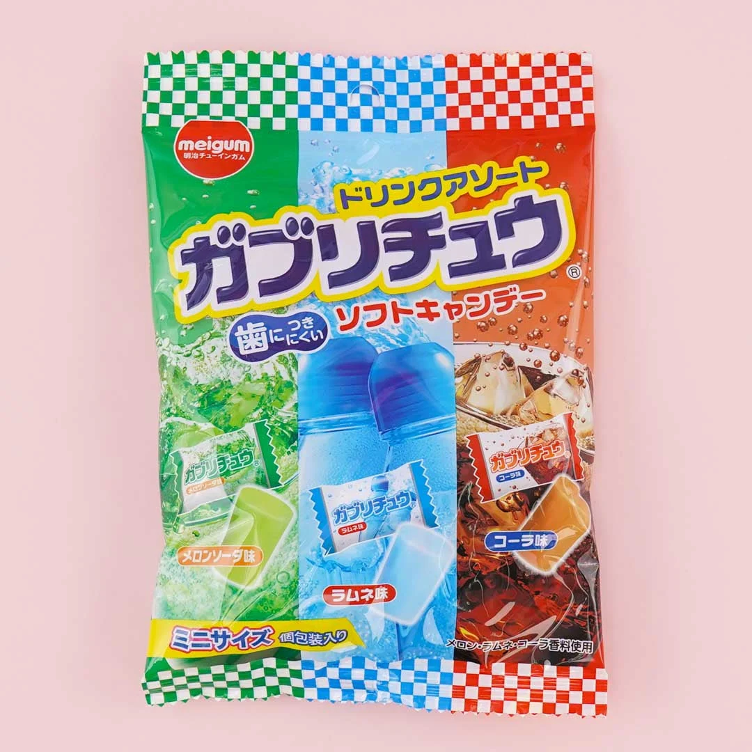 Meigum Mini Gaburichew Chewy Candy - Assorted Drinks