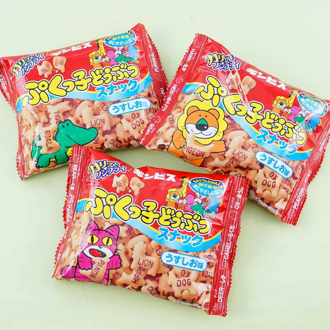 Ginbis Pukukko Animal Biscuits - Light Taste - Image 3