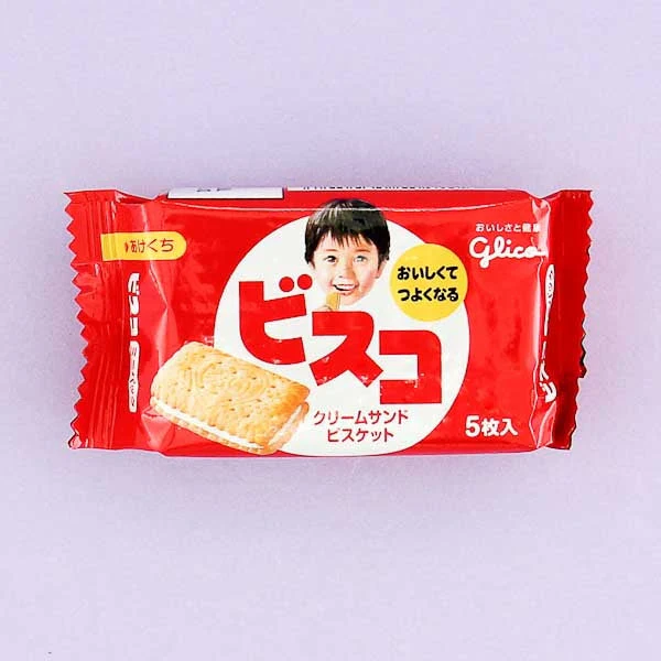 Glico Bisuko Cream Biscuit - Image 2