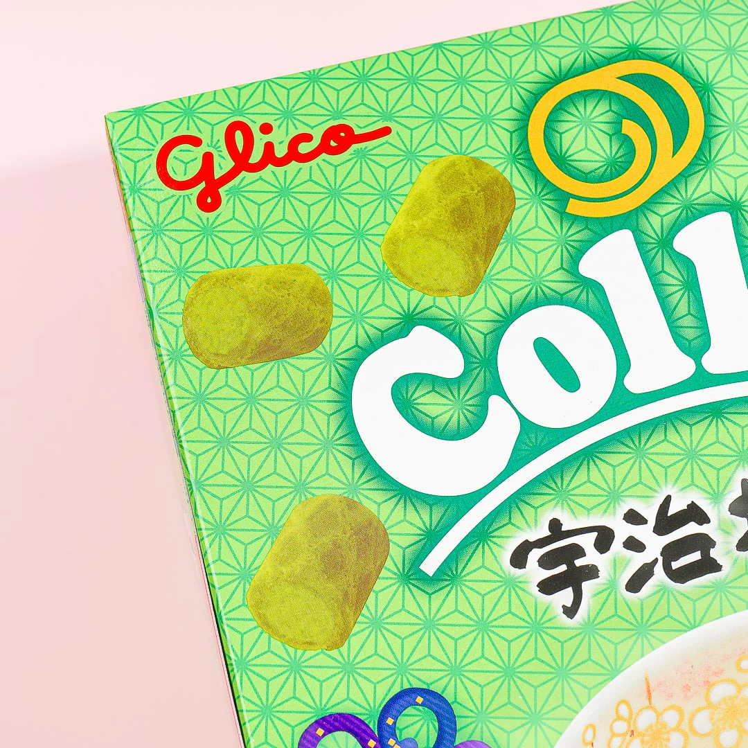 Glico Collon Biscuit Roll Box - Uji Matcha - Image 2