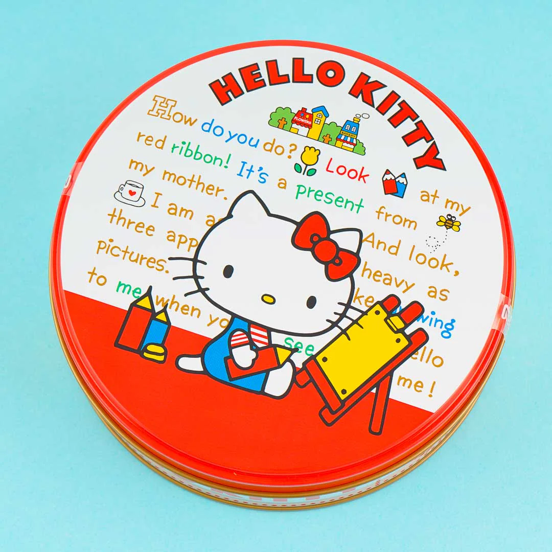 Hello Kitty Round Chocolate Tin Can - Image 2