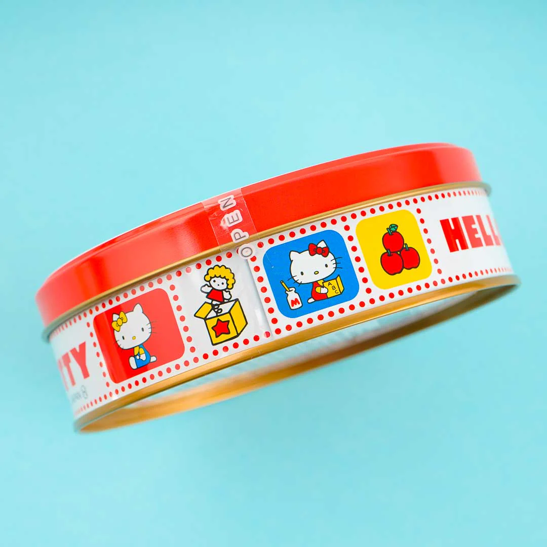 Hello Kitty Round Chocolate Tin Can - Image 3