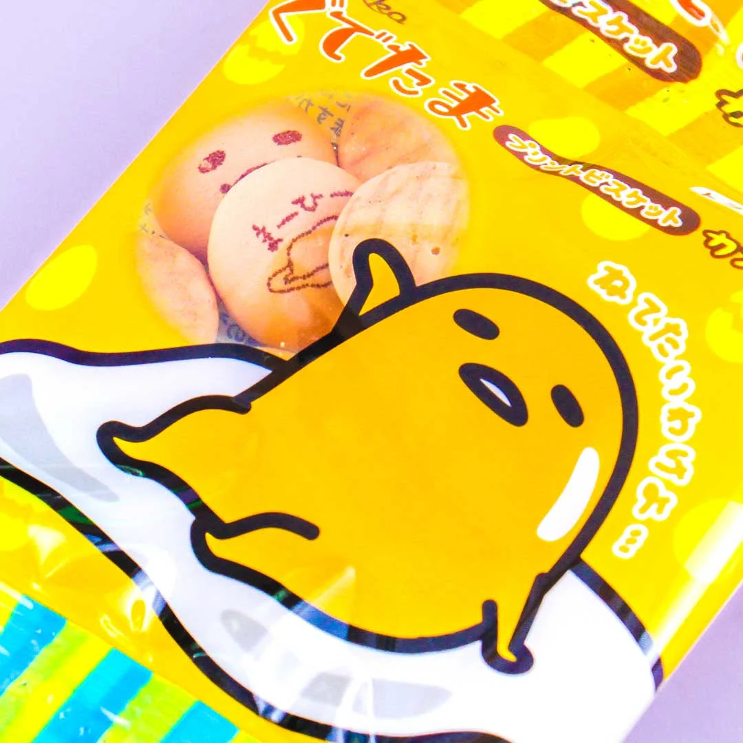 Hokka Gudetama Custard Biscuits - 4 pcs - Image 2