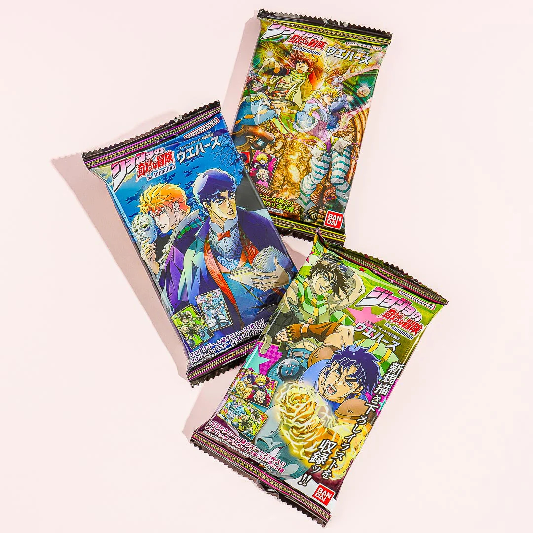 JoJo's Bizarre Adventure Phantom Blood & Battle Tendency Wafer With Card