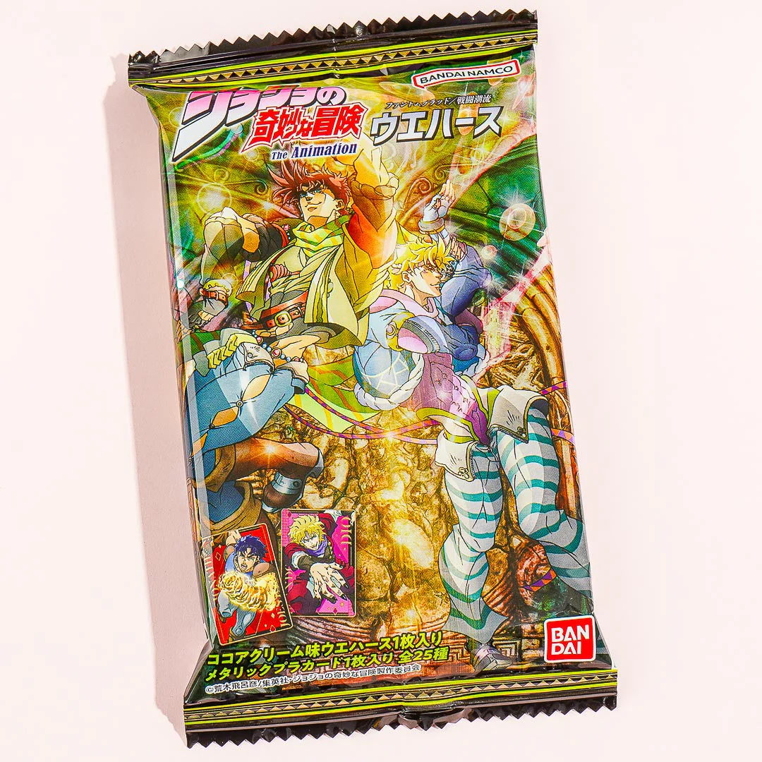 JoJo's Bizarre Adventure Phantom Blood & Battle Tendency Wafer With Card - Image 4