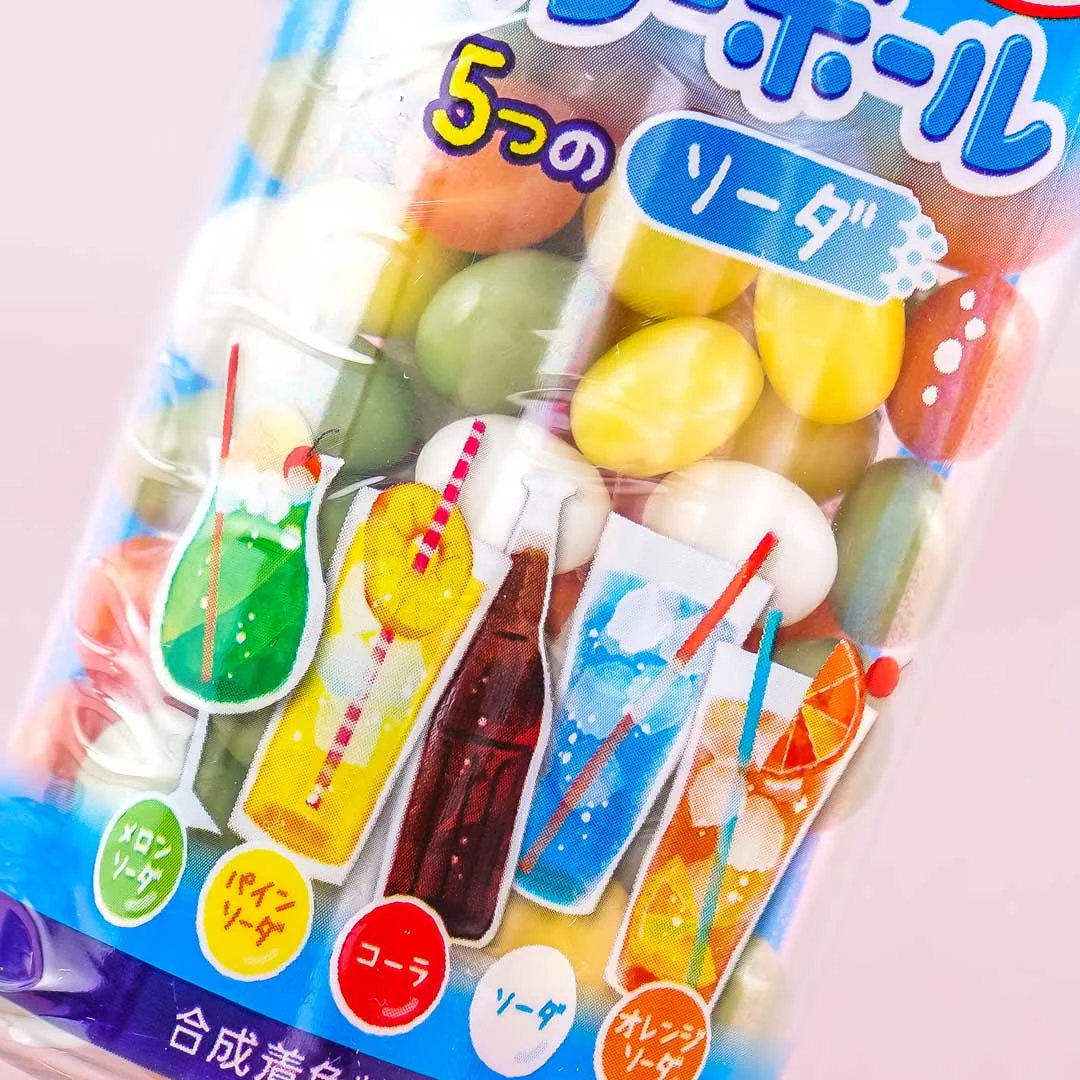 Kabaya Ju C Color Ball Soda Ramune Candy - Image 3