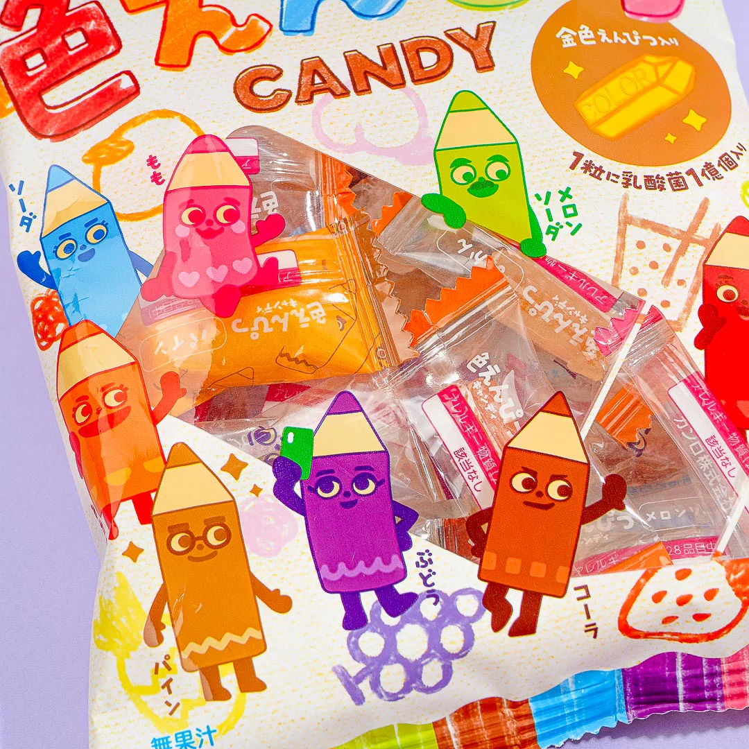Kanro Colored Pencil Candy - Image 2