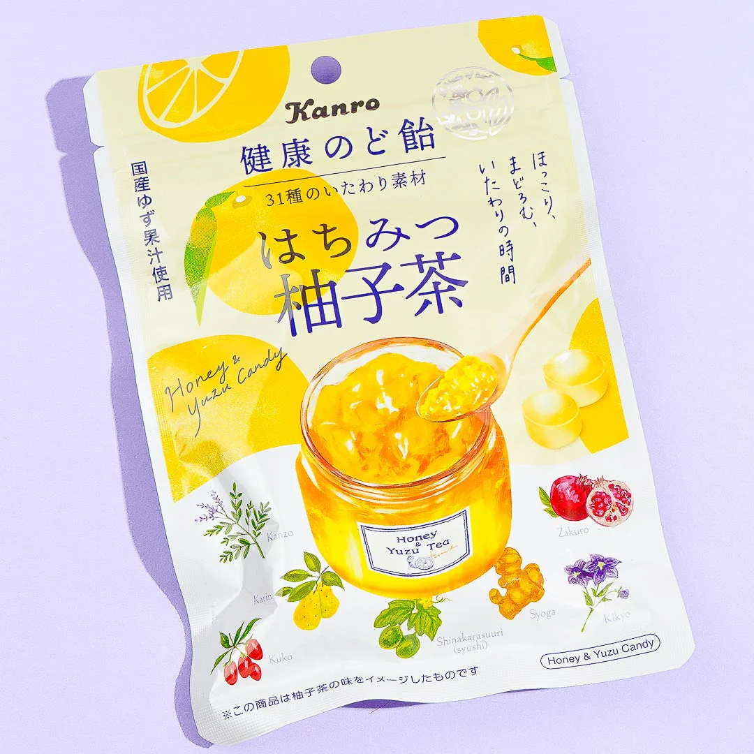 Kanro Healthy Throat Lozenge - Honey Yuzu Tea - Image 5