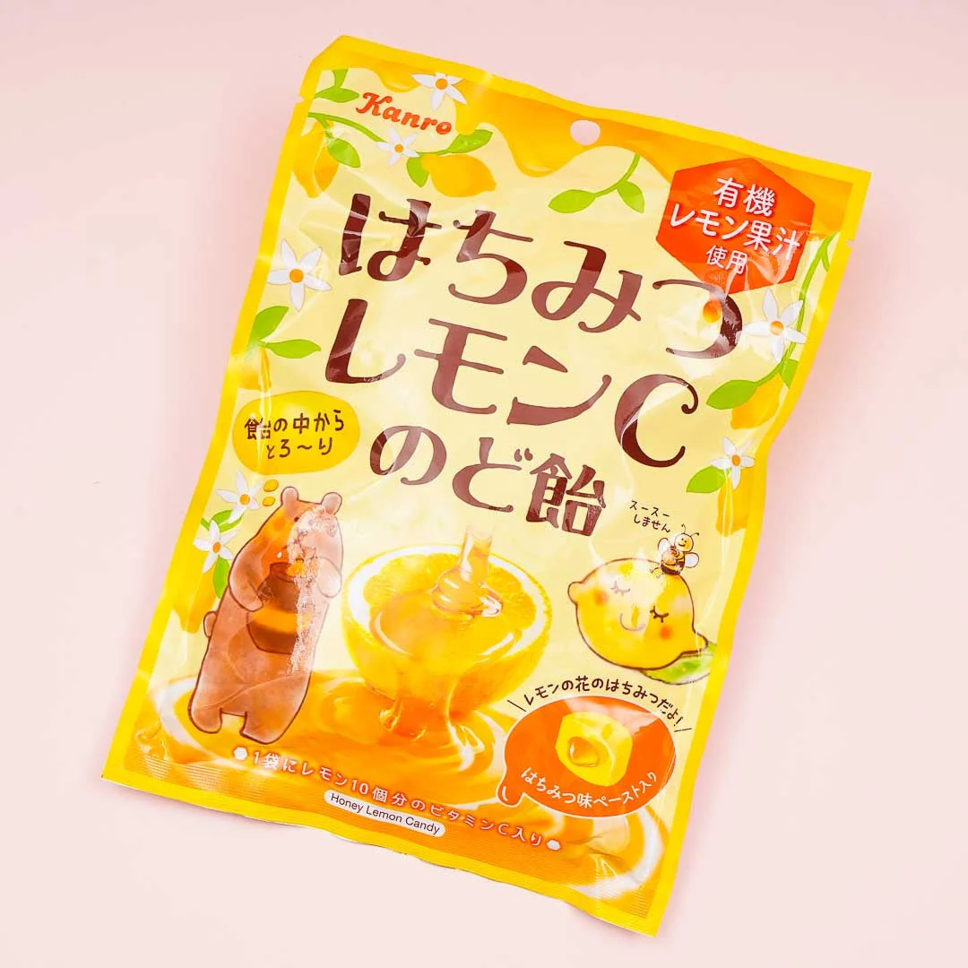 Kanro Honey Lemon C Throat Lozenges