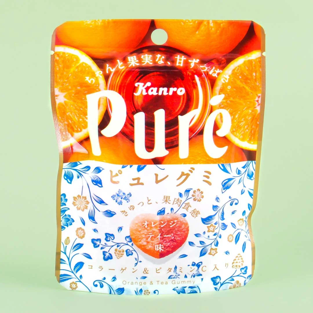 Kanro Puré Gummy - Orange Tea