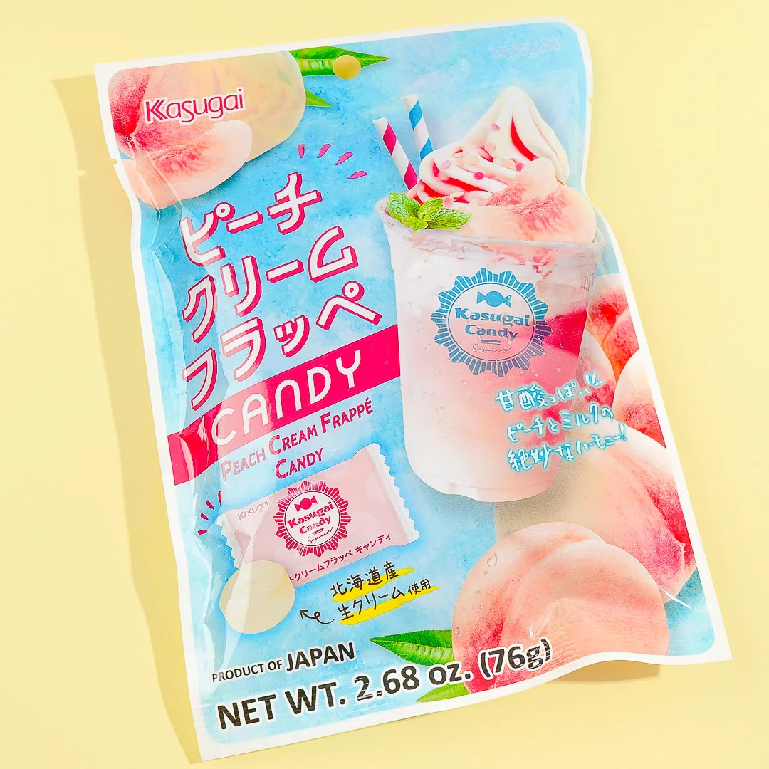 Kasugai Peach Cream Frappe Candy