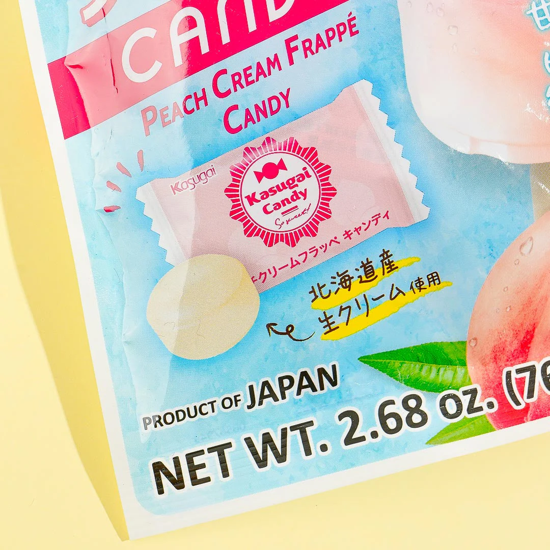 Kasugai Peach Cream Frappe Candy - Image 2
