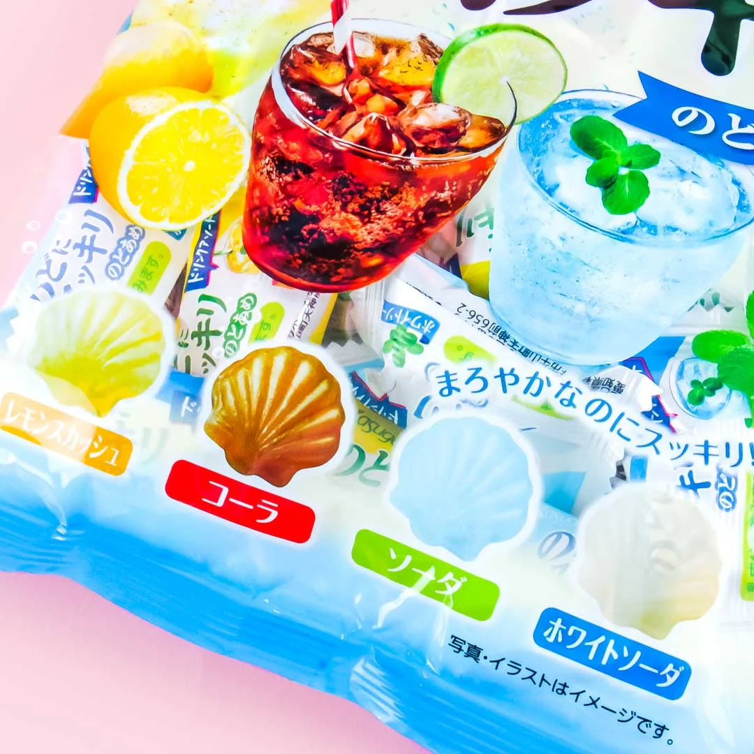 Kasugai Refreshing Seashell Throat Candy - Assorted Drinks - Image 2