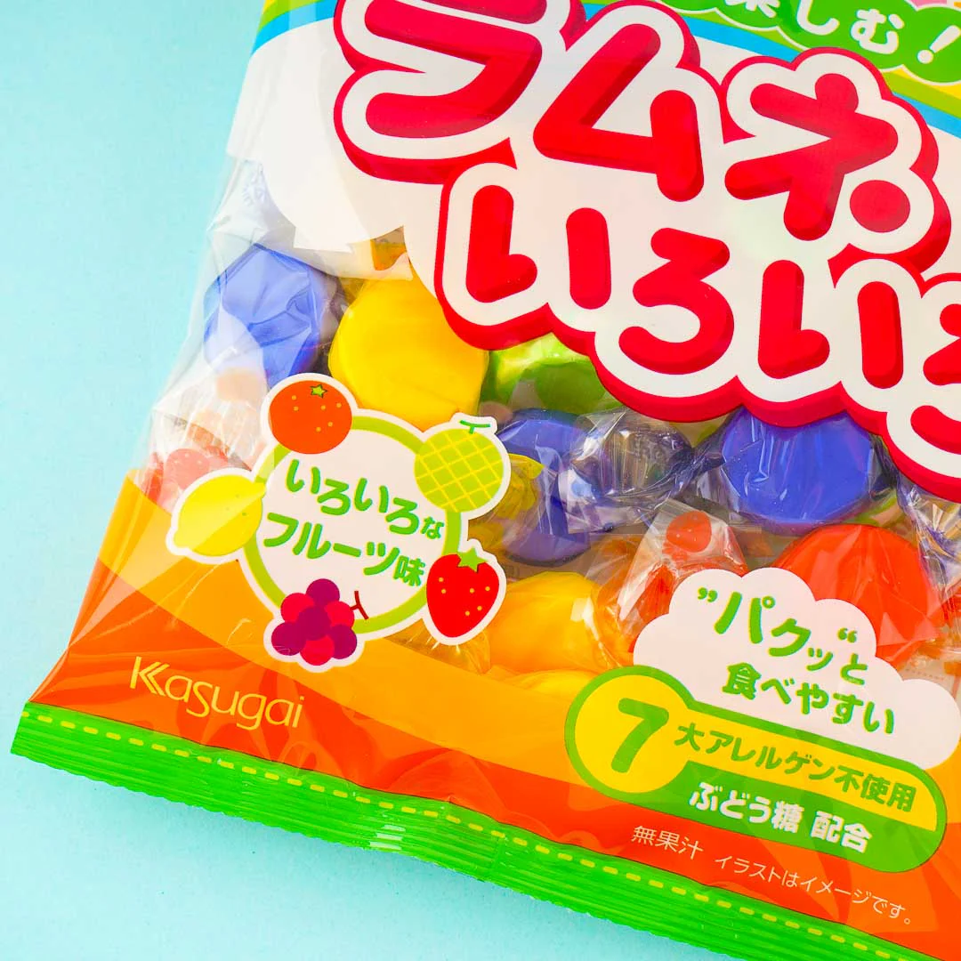 Kasugai V Ramune Candy - Assorted Fruits - Image 2