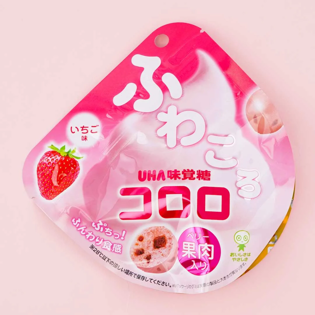 UHA Mikakuto Fluffy Kororo Strawberry Flavor