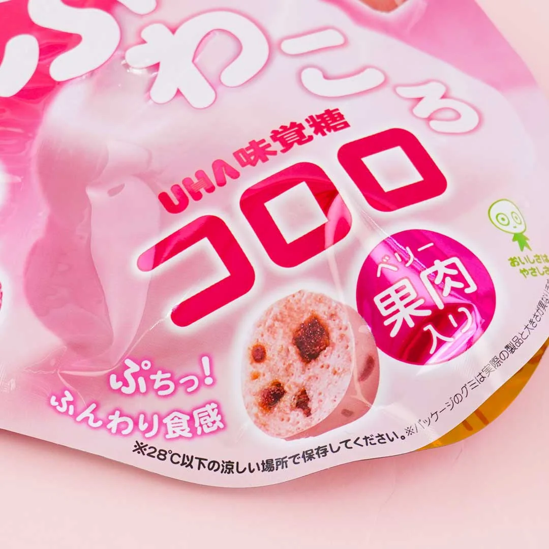 UHA Mikakuto Fluffy Kororo Strawberry Flavor - Image 2