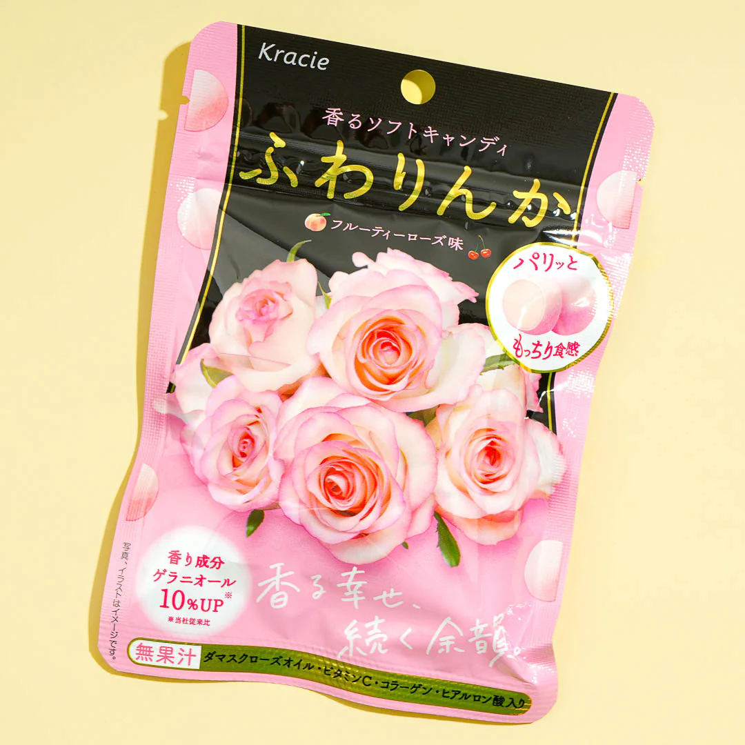 Kracie Fuwarinka Chewy Candy - Rose with Collagen