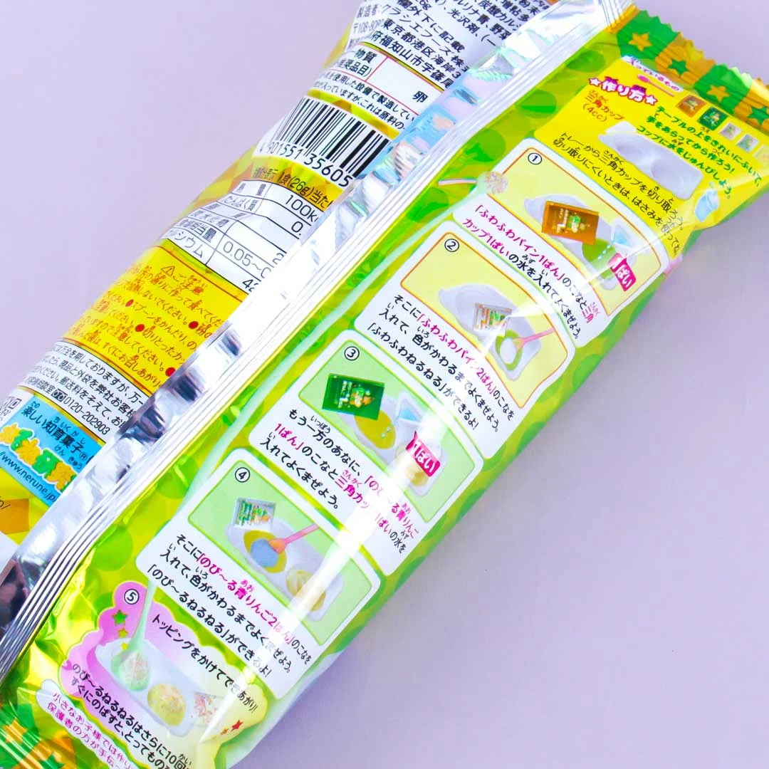 Kracie Nerunerunerune DIY Candy - Green Apple & Pineapple - Image 3