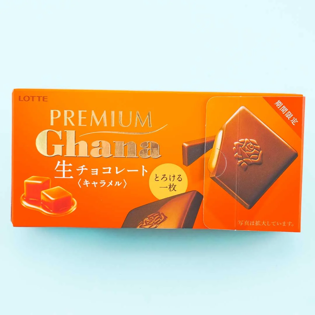 Lotte Premium Ghana Caramel Ganache Chocolate