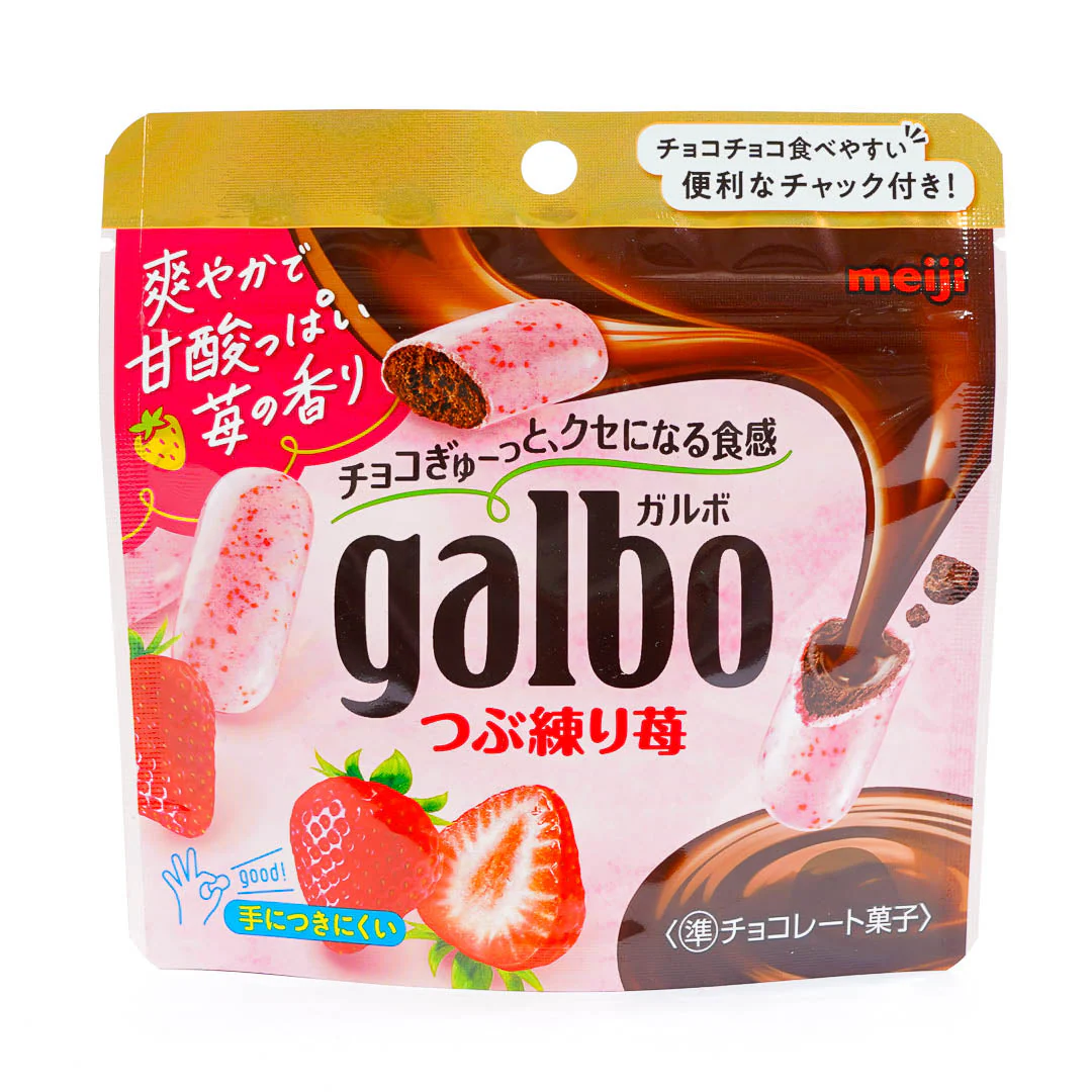 Meiji Galbo Strawberry Chocolate