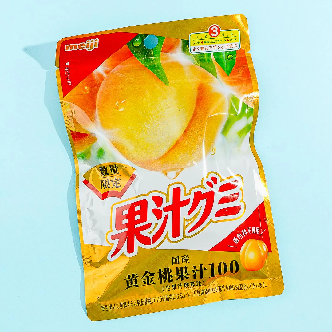 Meiji Fruit Juice Gummy - Golden Peach
