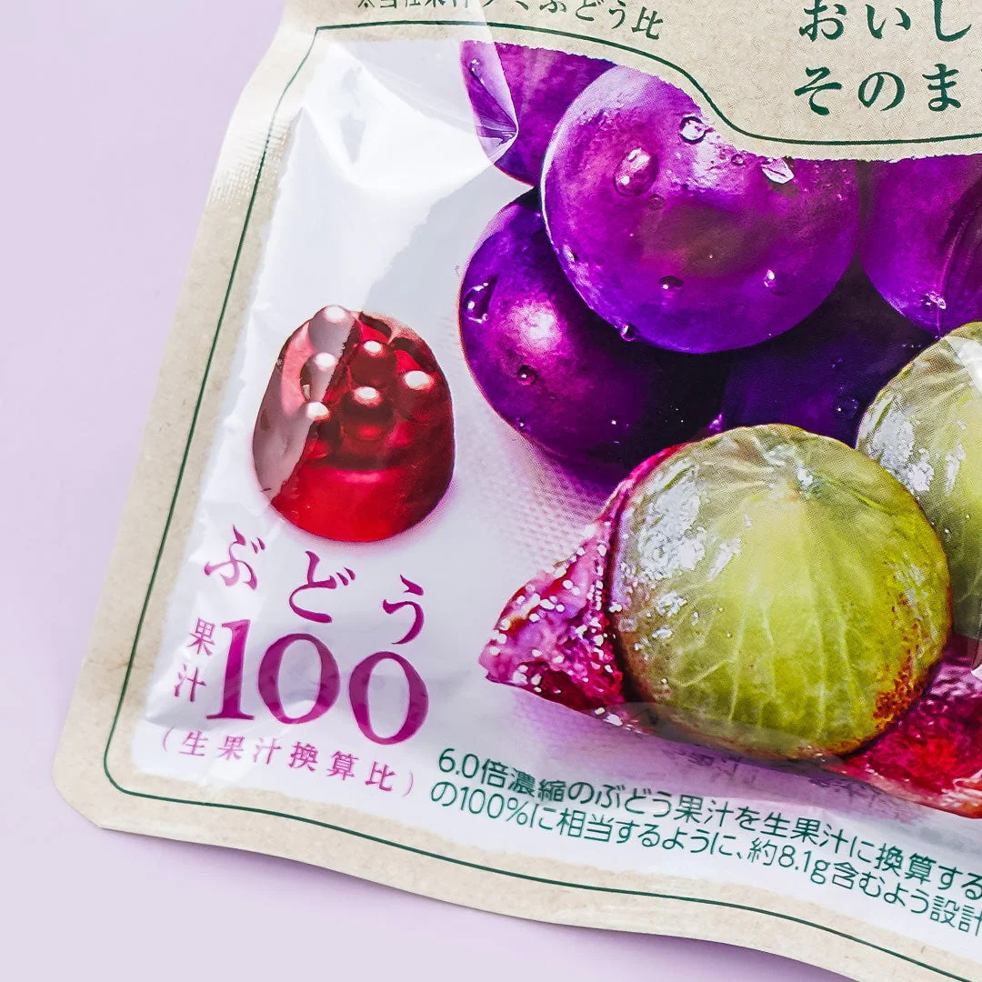 Meiji Fruit Gumi Gummy Candy - Grape - Image 2