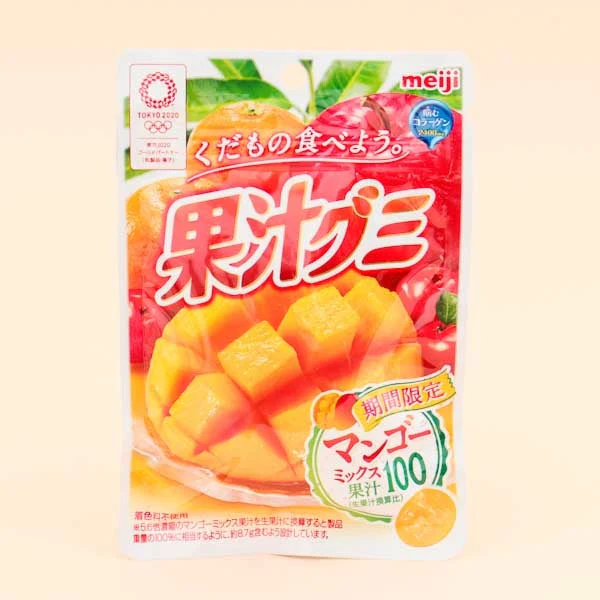 Meiji Fruit Gumi Gummy Candy - Mango