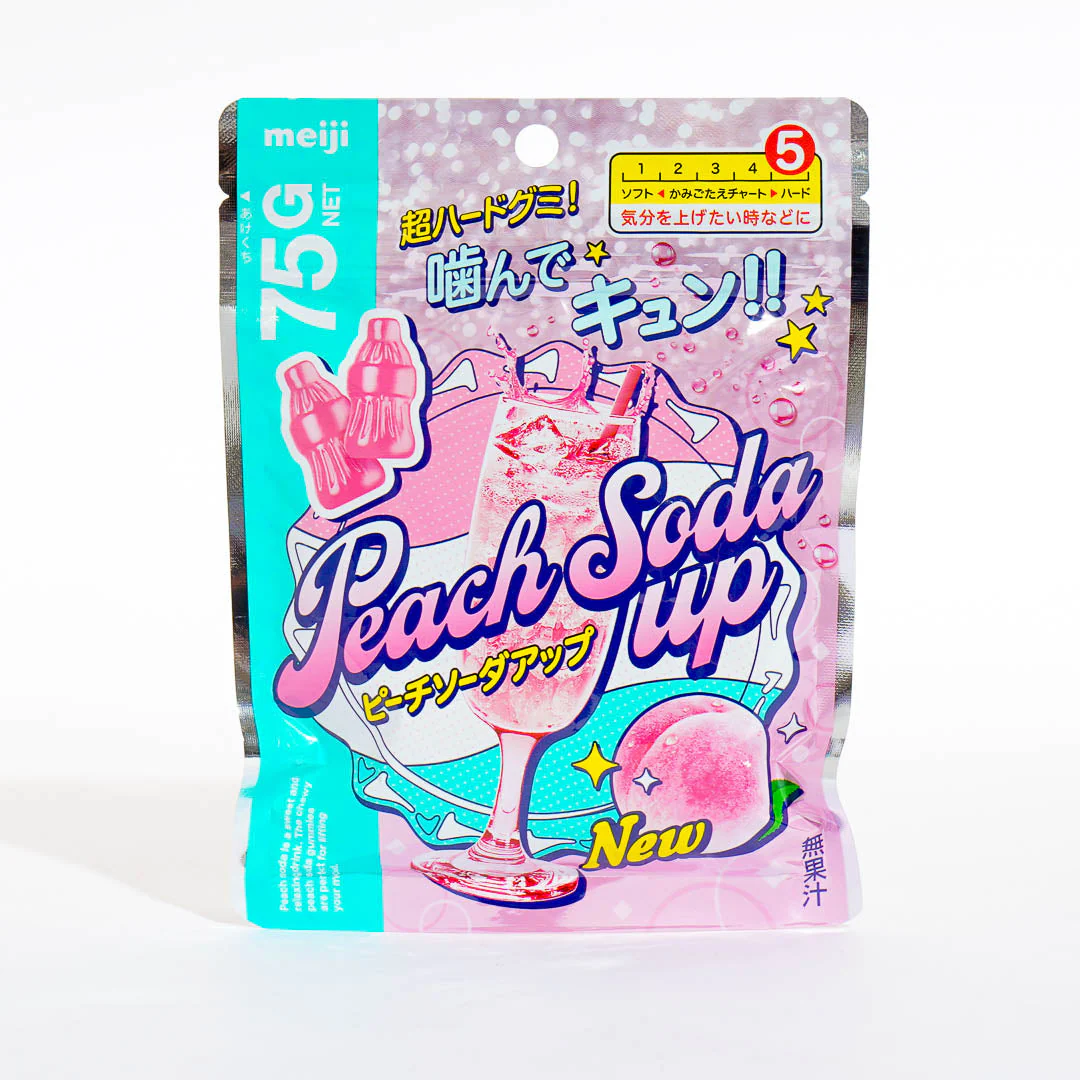 Meiji Peach Soda Up Gummies