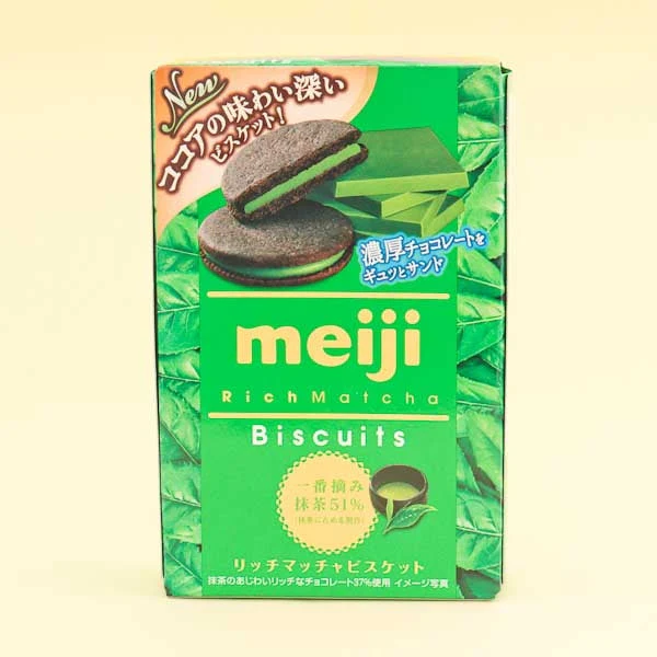 Meiji Rich Matcha Biscuits