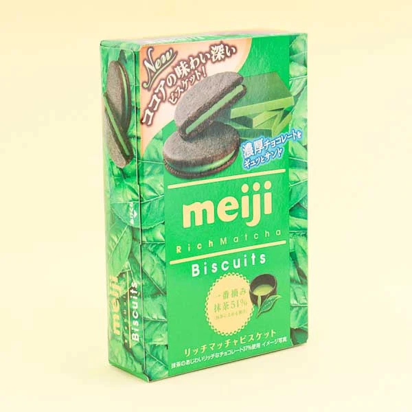 Meiji Rich Matcha Biscuits - Image 2