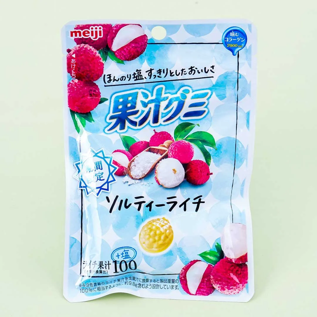 Meiji Summer Salty Iychee Gummies