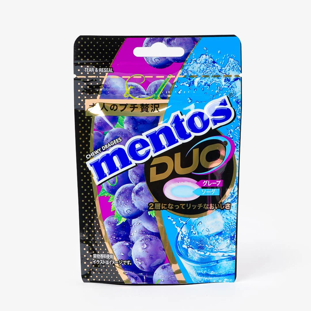 Mentos DUO Candy - Grape & Soda