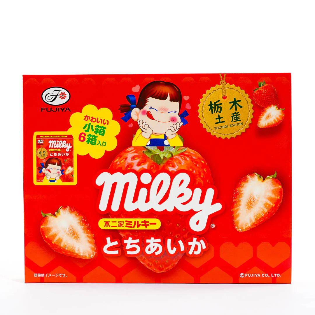 Milky Peko-Chan Souvenir Candy - Tochiotome Strawberry