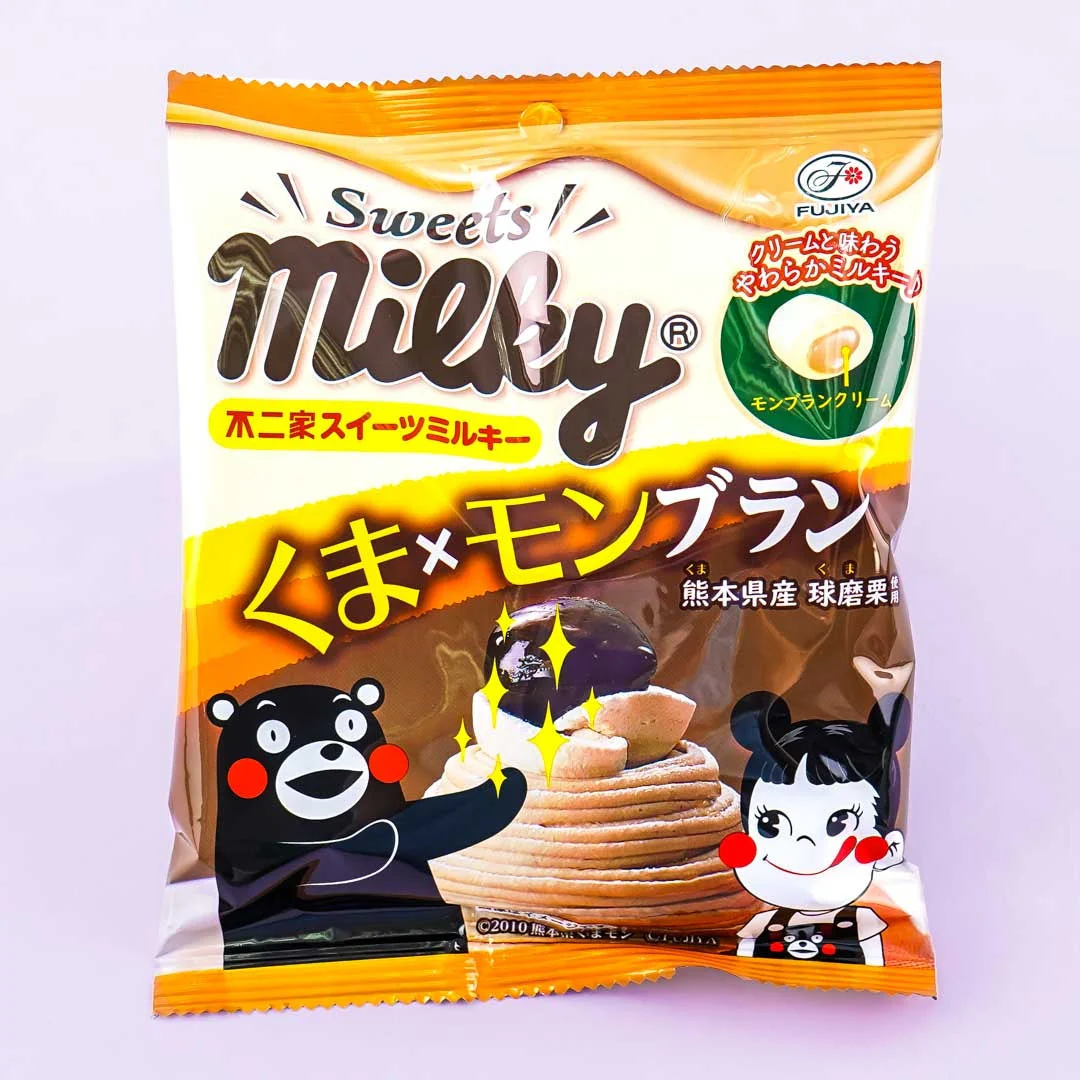 Milky Peko-Chan x Kumamon Soft Candy Bag - Mont Blanc