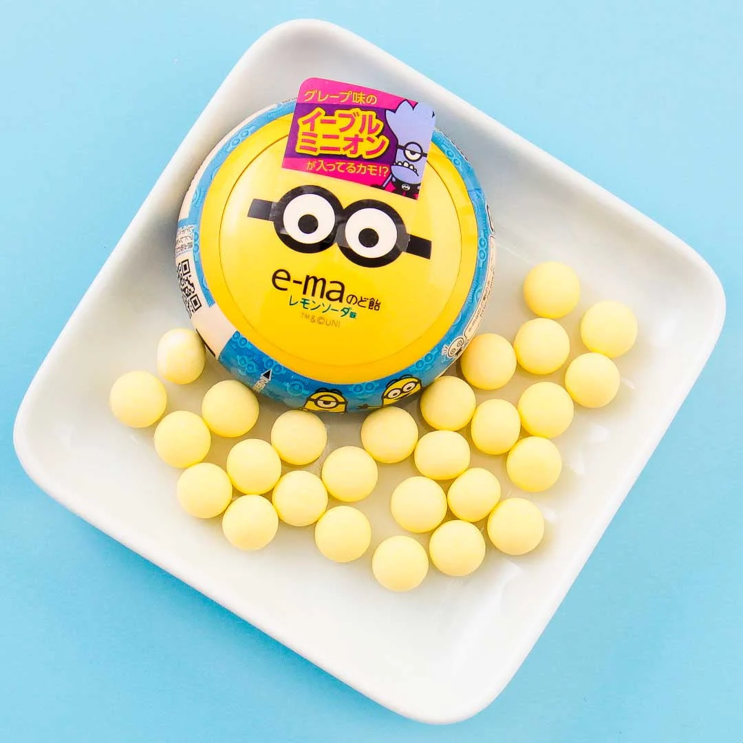 E-ma Minions Throat Candy - Lemon Soda & Grape
